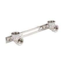 Уголоки для смесителя на планке  1/2''F x 1/2"F