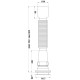АНИ Гофросифон удлиненный 1 1/2x50 (790 - 1540мм) (1/50)