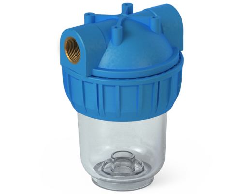 FH20 5SL 3/4" (прозрачный для холодной воды, ключ, скоба, Китай)