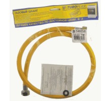 Подводка пвх для газа "TUBOFLEX" 1,0 м в/н желтая