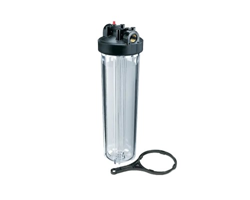 Колба BIG BLUE CFC-20BB01C прозрачная (без картриджа) Стандарт – big blue, 20”; монтажная длина – 185 мм; высота колбы – 605 мм; подключение – 1” Колба BIG BLUE CFC-20BB01C прозрачная (без картриджа) Стандарт – big blue, 20”; монтажная длина – 185 мм; высота колбы – 605 мм; подключение – 1”