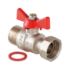 Кран шаровой с накидной гайкой 1" вн.-нар. (10/60) VT.260.N.0606