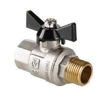 Кран шар. PERFECT, рукоятка бабочка 3/4" вн.-нар. (9/36) VT.318.N.05