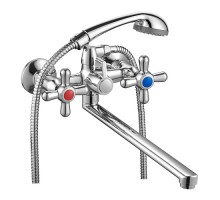 Смеситель ROEGEN RP120C для ванны, 1/2" м/к, керамический дивертор