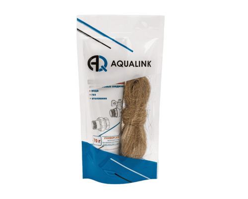 Комплект: паста 70 г и лён 15 г в пакете (AQUALINK)