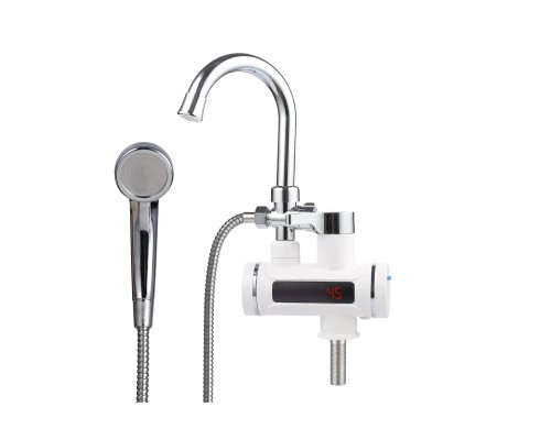 Кран-водонагреватель проточного типа BEF-001-03 с дисплеем и душевой лейкой