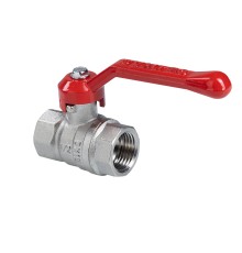 Кран шаровой СТАНДАРТ, ГОСТ, никель, длинная рукоятка 1/2", вн.-вн. PN40 VT.120.N.04