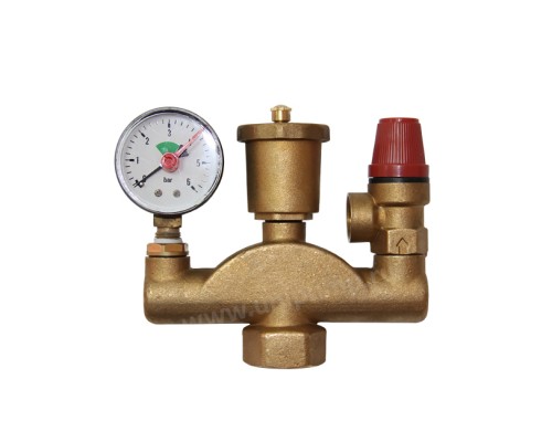 Группа безопасности котла 1" - 3/4" UNIPUMP Группа безопасности котла 1" - 3/4" UNIPUMP