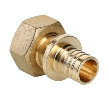 Соединитель надвижной с накидной гайкой 16(2,2) х 1/2"  VTm.422.BG.001604