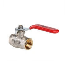 Кран шар. BASE, стальная рукоятка 1/2" вн.-вн. (14/168) VT.214.N.04