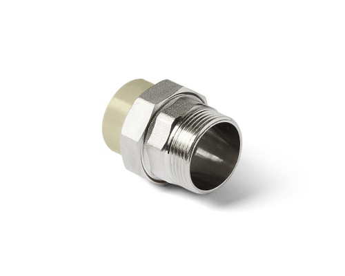 Муфта комб. раз. (нар. рез.) 32 x 1 (Американка) (125/25) PRO AQUA Серая