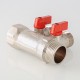 Коллектор с отсекающими кранами, 1"х2 вых. Евроконус 3/4 (1/30) VTc.580.NE.0602