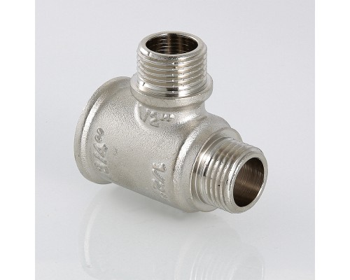 Тройник с двумя переходами на нар. р. 3/4"х1/2"х1/2"" вн.-нар.-нар. (1/70) VTr.133.RN.050404