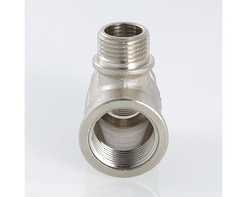 Тройник с переходом на нар. р. 3/4"х1/2"х3/4" вн.-нар.-вн. (10/60) VTr.132.RN.050405