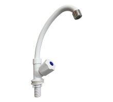 Смеситель ROEGEN моно, 1/2" м/к, ABS, белый