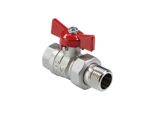 Кран шаровой СТАНДАРТ ГОСТ, с полусгоном 1 1/4", вн.-нар. (PN40) VT.127.N.07