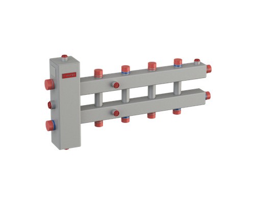 Гидроразделитель с колл., гориз., 5 контуров, до 70 кВт VTc.100.SN.070605