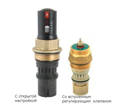 Картридж с встр.рег.клап для корп. 1/2" или 3/4", 16-200 кПа, 37-575 л/ч, Сер. (590123) VT.PICC.G.035