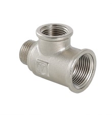 Тройник с переходом на нар. р. 3/4"х3/4"х1/2" вн.-вн.-нар. VTr.134.RN.050504