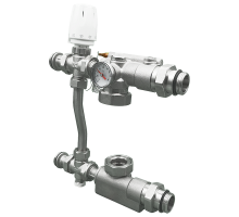 Насосно-смесительный узел универсальный с байпасом AQUALINK (130-180) 6/1