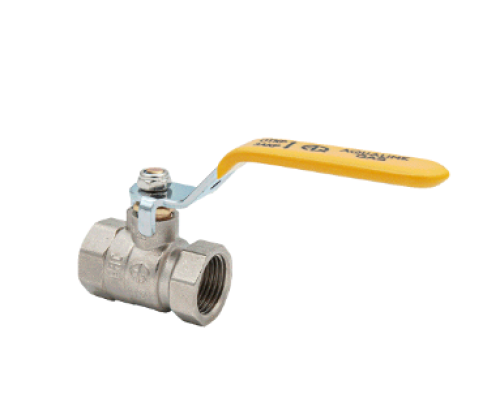 Кран шаровой для газа 3/4" в/в ручка (AQUALINK 100/10)