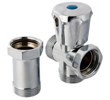 Вентиль для подкл. с/т приборов 3/4"х3/4"х3/4" (1/90) VT.230.N.05
