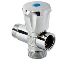 Вентиль-тройник для подкл. с/т приборов 1/2"х3/4"х1/2" (1/90) VT.255.N.04