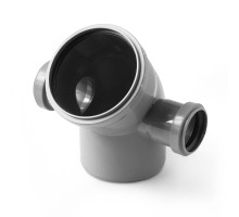 PP Отвод с выходом левый и правый 110x50/45   1/25 Pro Aqua Comfort