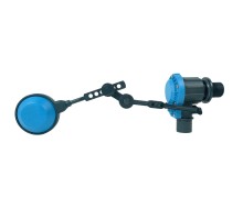 Клапан поплавковый 3/4" VLF-034 (0,2–6 бар, материал: PC-ABS-POM-NYLON, присоед.размер: 3/4" нар.)
