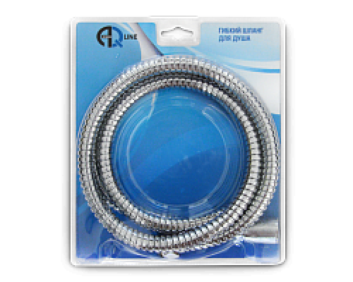 Шланг для душа конус имп (1/2") + рус (М22) длина 1,5 м в блистере (AQualine 50/1)
