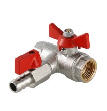 Кран шаровой с обратным клапаном и дренажом 1/2" вн-вн. (8/48)  VT.248.N.04