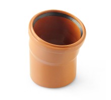 НАРУЖ PP Отвод для канализации 110x15   1/40 Pro Aqua Terra