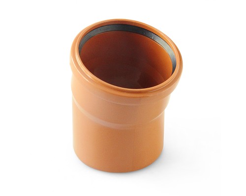 НАРУЖ PP Отвод для канализации 110x15 1/40 Pro Aqua Terra