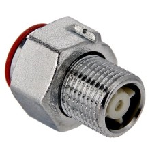 Полусгон с накидной гайкой, с обратным клапаном 1/2" (10/250) VTr.612.N.0004