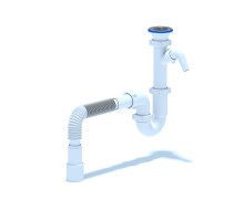 АНИ Сифон 1 1/2"*40 прямоточный с отв ст.м. с г/т 40х40/50 (1/30)