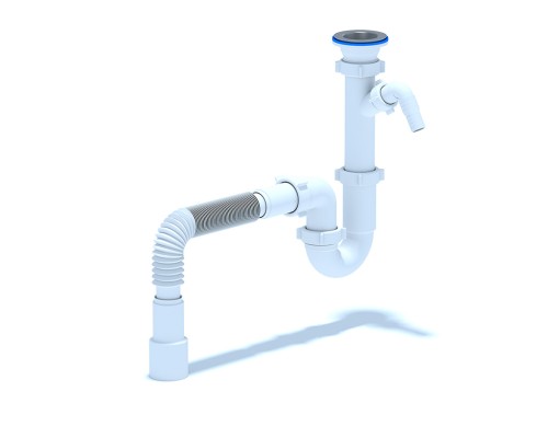 АНИ Сифон 1 1/2"*40 прямоточный с отв ст.м. с г/т 40х40/50 (1/30)