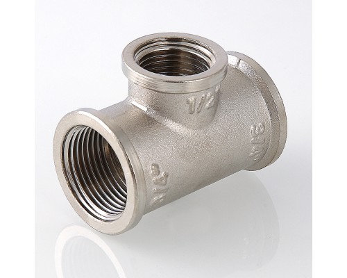 Тройник переходной 1"х1/2"х1" вн.-вн.-вн. (5/60) VTr.750.N.0604