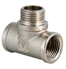 Тройник с переходом на нар. р. 1/2" вн.-нар.-вн. (10/160) VTr.132.N.0004