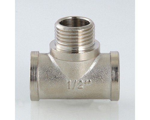 Тройник с переходом на нар. р. 1/2" вн.-нар.-вн. (10/160) VTr.132.N.0004