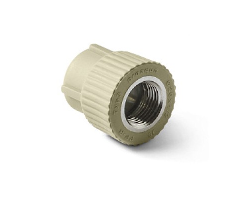 Муфта комб. (вн. рез.) 20-1/2 (200/25) PRO AQUA Серая