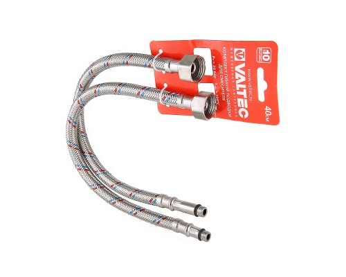 Комплект г/п для смесителя М10х18+М10х35 - G1/2" 80см VTf.005.IS.0410080