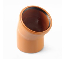НАРУЖ PP Отвод для канализации 110x30   1/40 Pro Aqua Terra