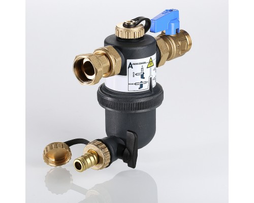 Фильтр-дешламатор с пластиковым корпусом (Dirtstop, модель 2023), 3/4" VT.380.B.05
