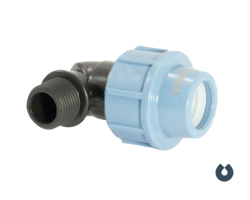 Отвод 90 с нар.резьбой TM 265009 ф20 х1/2" Отвод 90 с нар.резьбой TM 265009 ф20 х1/2"