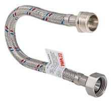 г/п для воды 1/2" 250см вн.-нар. Гайка-Н.сталь/ниппель-Н.сталь VTf.002.IS.0404250