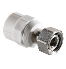 Соединитель PPR с накидной гайкой 20 х 1/2" конус VTp.708.K.02004