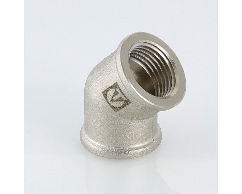 Угольник 45°, 1/2" вн.-вн. (/) VTr.091.N.0004