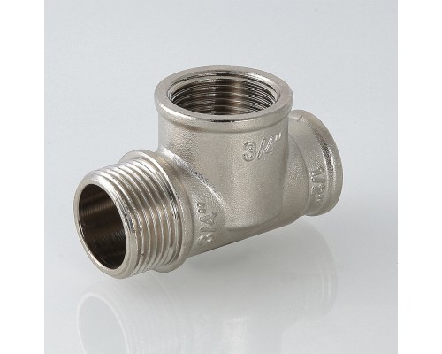 Тройник с переходом на нар. р. 1/2"х3/4"х3/4" вн.-вн.-нар. (/) VTr.134.RN.040505