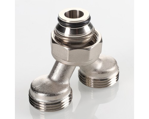 Коллекторный разделитель потока вн.р. 3/4"(EK)- 2 вых. х нар.р. 3/4"(EK) (5/60) VT.0681.NE.050505