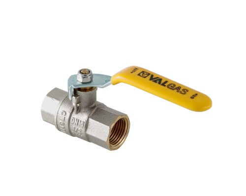 Кран шар. газ. VALGAS, стальная рукоятка 1/2" вн.-вн. (16/144) VT.271.N.04